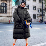 Winter Coat Women 2019 New Winter Jacket Women Long Down Parka Hooded White Duck Down Jacket Thick Warm Female Loose Down Coat