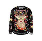 New Unisex Men Women 2019 Ugly Christmas Sweater For Holidays Santa Elf Christmas Printed Novelty Autumn Winter Blouses Clothing