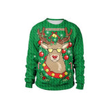 New Unisex Men Women 2019 Ugly Christmas Sweater For Holidays Santa Elf Christmas Printed Novelty Autumn Winter Blouses Clothing