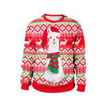 New Unisex Men Women 2019 Ugly Christmas Sweater For Holidays Santa Elf Christmas Printed Novelty Autumn Winter Blouses Clothing