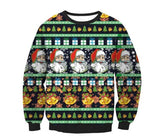 New Unisex Men Women 2019 Ugly Christmas Sweater For Holidays Santa Elf Christmas Printed Novelty Autumn Winter Blouses Clothing