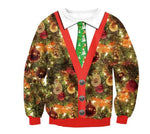 New Unisex Men Women 2019 Ugly Christmas Sweater For Holidays Santa Elf Christmas Printed Novelty Autumn Winter Blouses Clothing