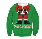 New Unisex Men Women 2019 Ugly Christmas Sweater For Holidays Santa Elf Christmas Printed Novelty Autumn Winter Blouses Clothing