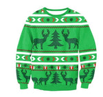 New Unisex Men Women 2019 Ugly Christmas Sweater For Holidays Santa Elf Christmas Printed Novelty Autumn Winter Blouses Clothing