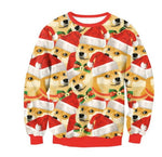 New Unisex Men Women 2019 Ugly Christmas Sweater For Holidays Santa Elf Christmas Printed Novelty Autumn Winter Blouses Clothing