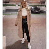 Autumn Winter Coat Women 2019 Casual Loose Solid Long Teddy Coat Female Vintage Plus Size Thick Faux Fur Jackets Coats White 5XL