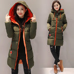 Parka Women 2019 New Winter Down jacket Women Coat Long Hooded Outwear Female Parka Thick Cotton Padded Female Basic Coats LU666