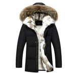 5XL White Duck Down Jacket 2019 Women Winter Goose Feather Coat Long Raccoon Fur Parka Warm Rabbit Plus Size Outerwear WJM19