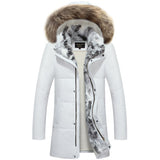 5XL White Duck Down Jacket 2019 Women Winter Goose Feather Coat Long Raccoon Fur Parka Warm Rabbit Plus Size Outerwear WJM19