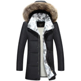 5XL White Duck Down Jacket 2019 Women Winter Goose Feather Coat Long Raccoon Fur Parka Warm Rabbit Plus Size Outerwear WJM19