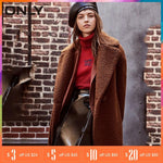 ONLY Autumn winter jacket women Faux Fur Coat Casual  teddy Bear Overcoat | 118322512