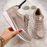 Women shoes Wedges Sneakers women Vulcanize Shoes Sequins Shake Shoes Fashion Girls Sport Shoes Woman Sneakers Shoes Footwear